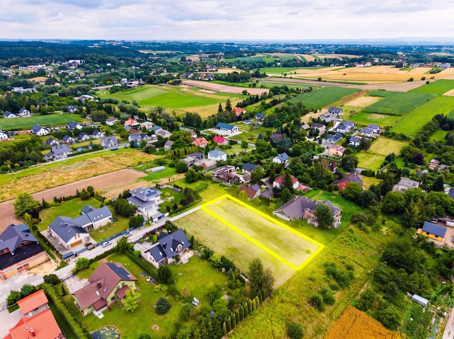 działka budowlana w Łuczycach gmina Kocmyrzów-Luborzyca, bez pośredników - Widok 2