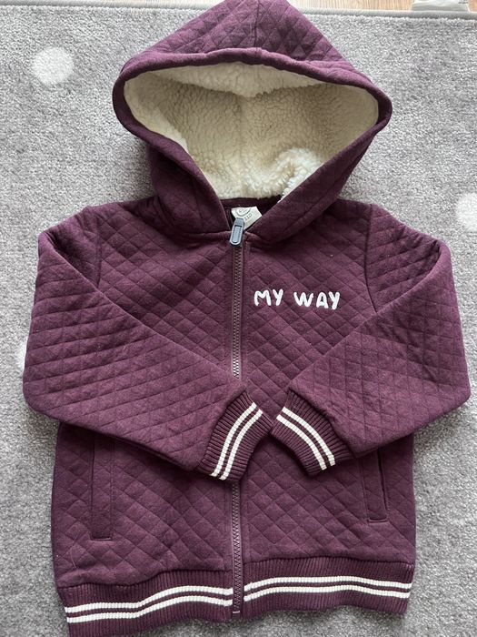Bluza Cool Club 110 pikowana ocieplana grubsza
