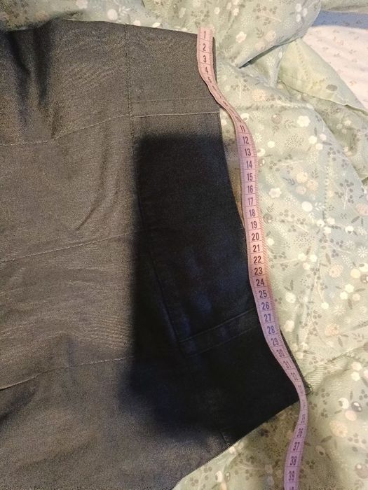 Spódnica plisowana s 36 granat szara