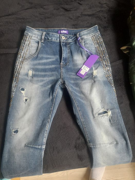 Spodnie jeans sexy woman