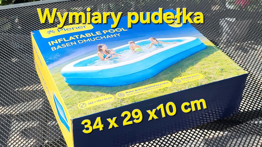 Basen rodzinny+ pompka do dmuchania / Darmowa wysyłka !