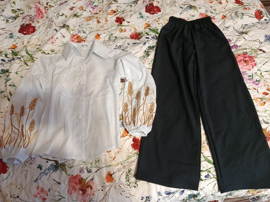 Рубашка+брюки палаццо