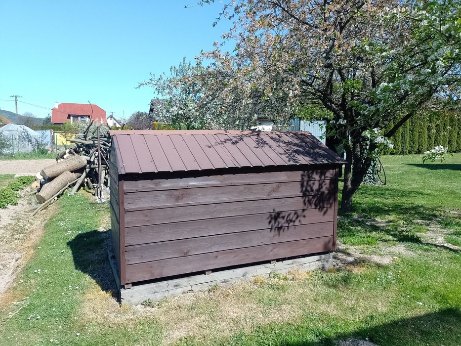 Buda z tarasem dla dużego psa