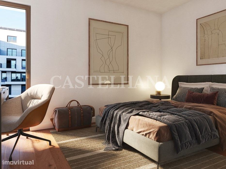 Apartamento T1 inserido no novo empreendimento na Alameda das Antas