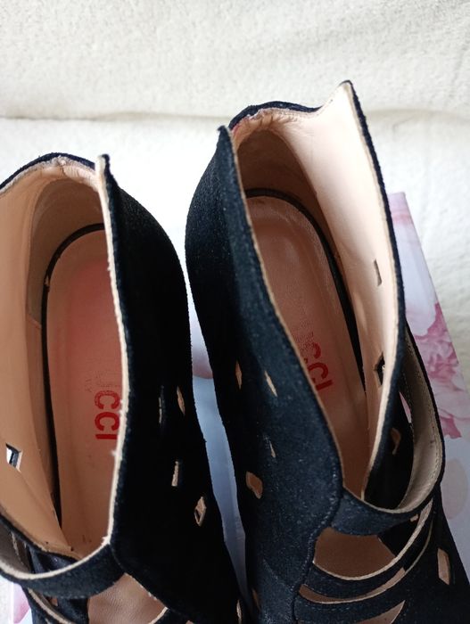 Czółenka sandały Lisa Tucci skóra