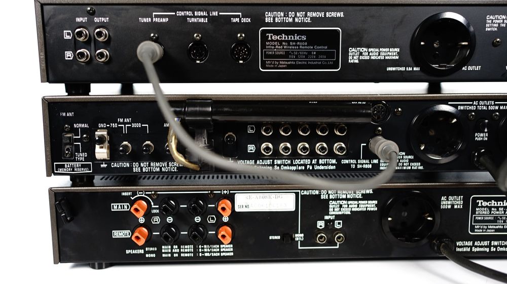 Zestaw Stereo TECHNICS SE-A808 ST-K808 SH-R808 * MADE IN JAPAN