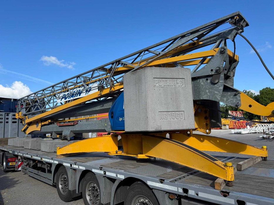 Żuraw szybkiego montażu Potain IGO 18 dźwig budowlany ciesielski 2007r