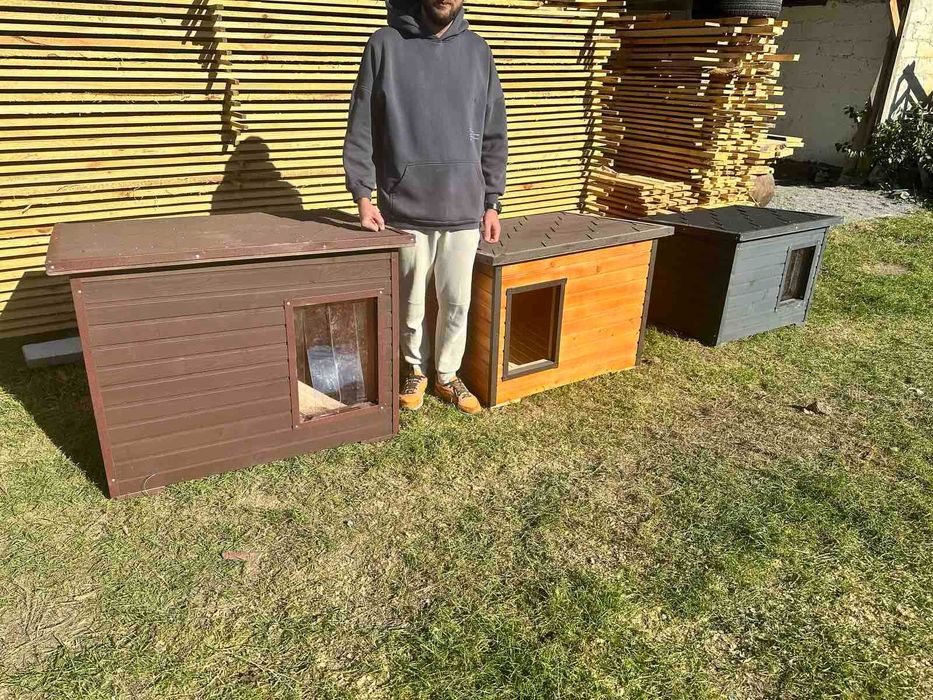 Будка для собак 85 см, 95 см | Утеплені | Будки для Вівчарки 107 см.