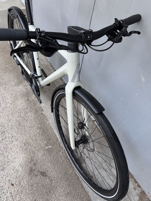 Міський/гравійний велосипед Rose Sneak, розмір S, 2026, Shimano Cues, білий перламутровий колір