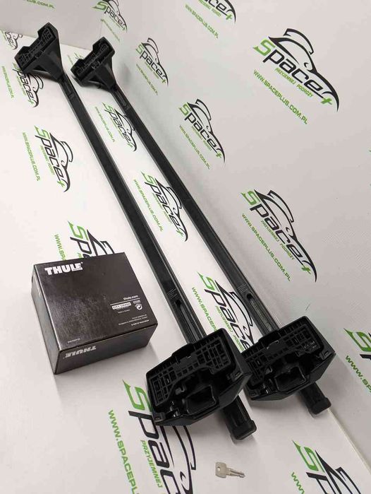 Bagażnik dachowy Thule: belki 7123 + Stopy 7105 + kit