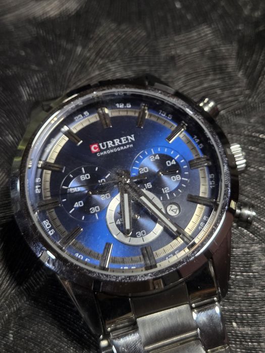 Relógio CURREN Azul e Prata