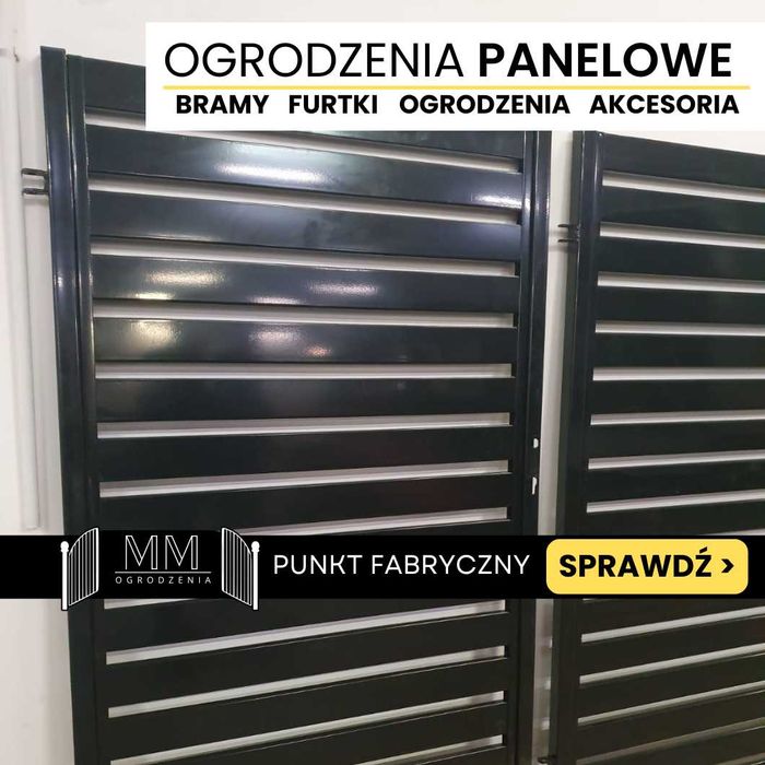 Furtka palisadowa furtka wejściowa kompletna z zawiasami 100 x 170