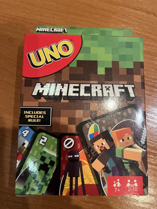 Karty uno minecraft DARMOWA DOSTAWA