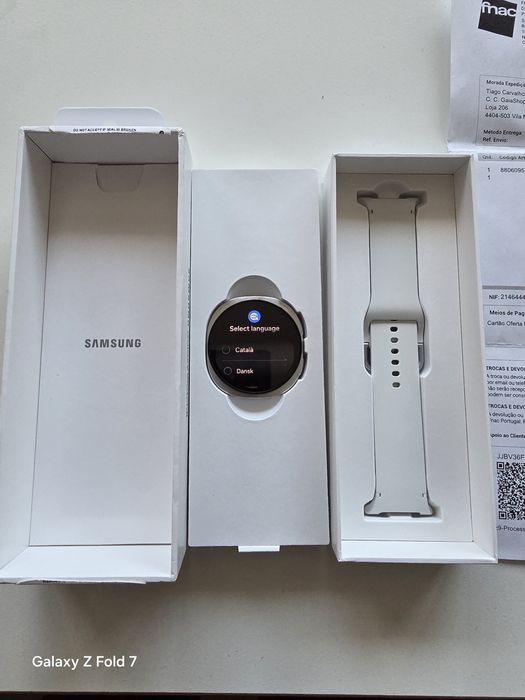 Samsung Watch 8 44mm fatura venda ou troca