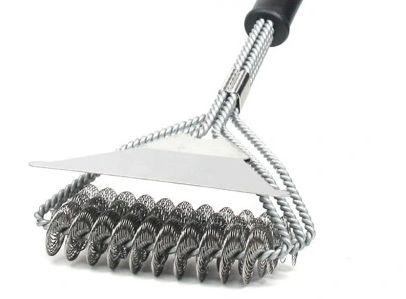 nowa szczotka druciana do czyszczenia grilla rusztu