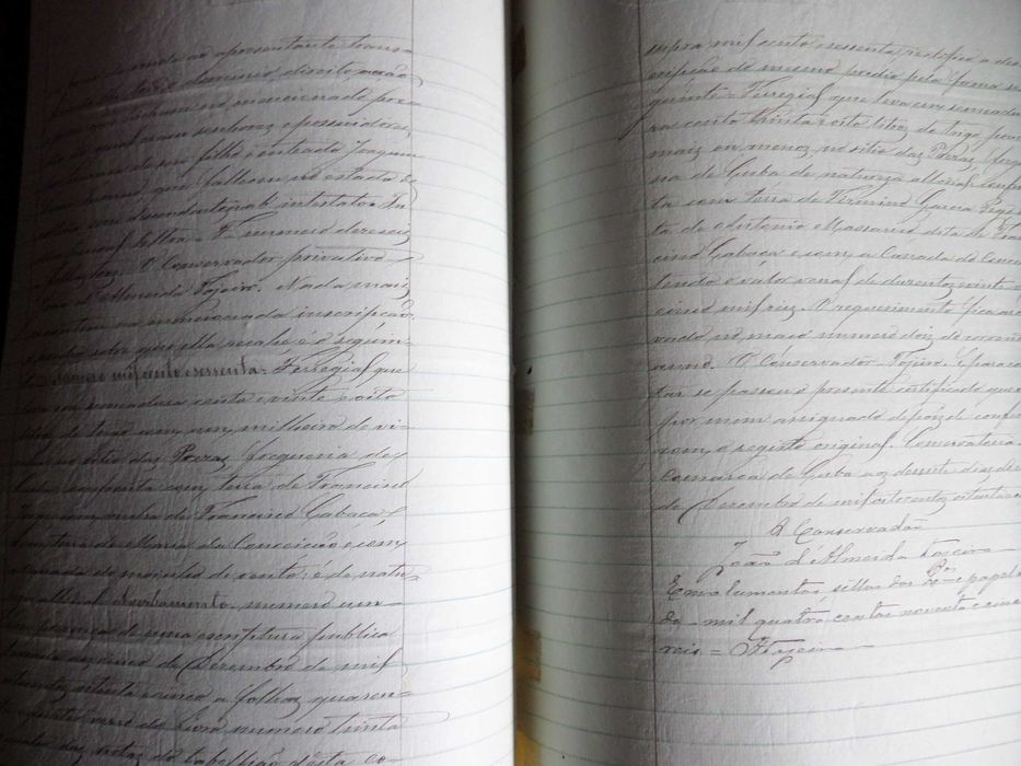 Documento antigo, selos 'brancos', lindissima 'Marca de Água'