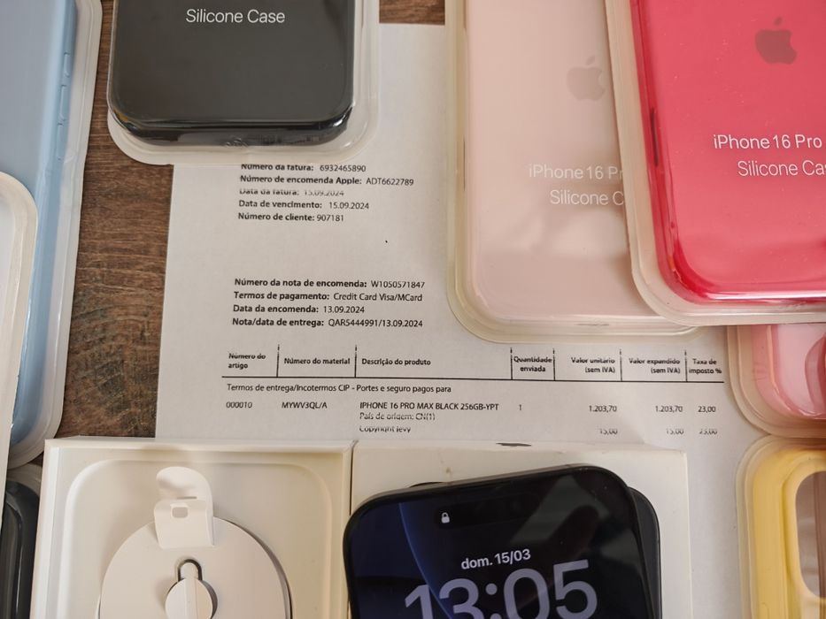 iPhone 16 Pro Max  6.9" 256GB Preto Titanium C/Garantia Aceito Retom