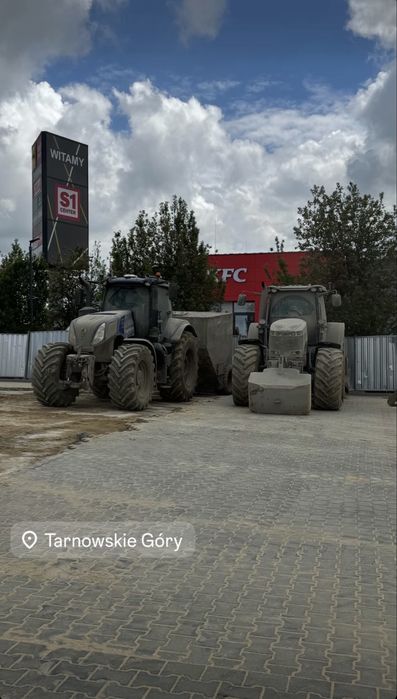 Stabilizacja gruntu – ciągnik z recyklerem i operatorem | Śląsk