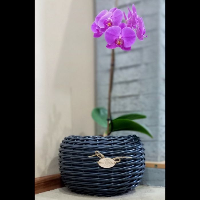 Кашпо з ротангу ручна робота