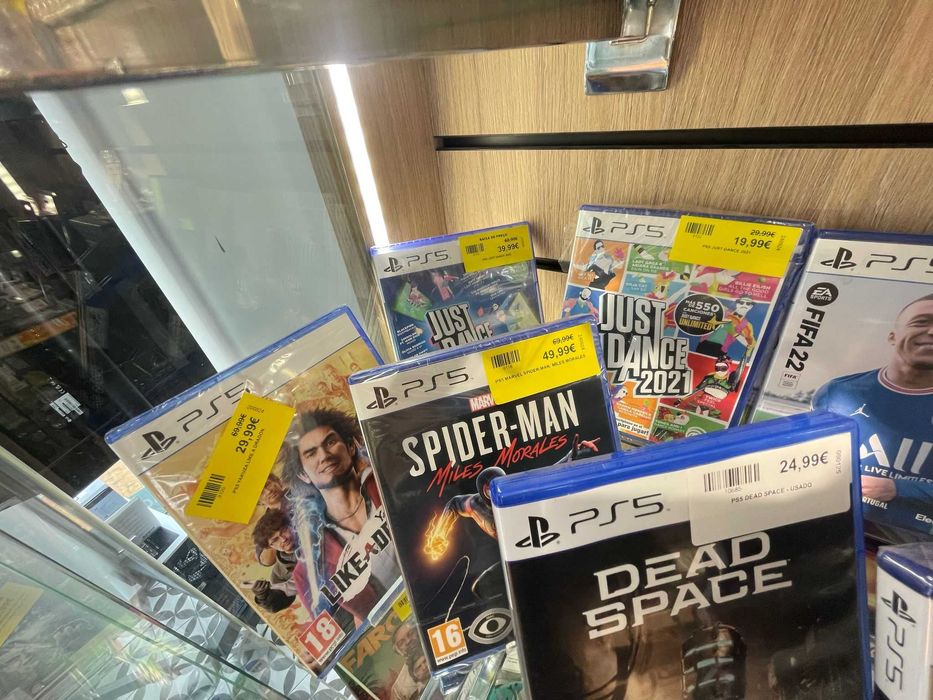 Vendo Jogos PS5 NOVOS E USADOS - Separadamente ou Pack Completo
