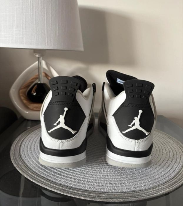 Air jordan 4 retro biale meskie sneakers nowe oryginalne buty