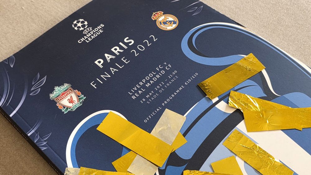 Oficjalny program finału Ligi Mistrzów 2022 FC Liverpool-Real Madryt