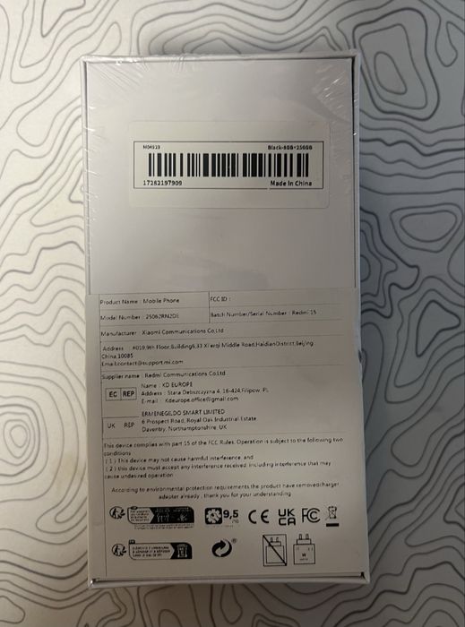 Телефон/Смартфон Xiaomi Redmi 15 8/256Gb Midnight Black Новий запаяний