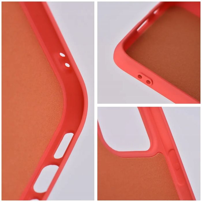 Etui Futerał SILICONE do IPHONE 14 brzoskwiniowy