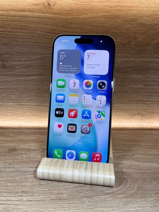 iPhone 16 Pro 256 Natural !! АКБ: 91% !! №: 5884 !! СТАН ГАРНИЙ !!! З США !! Айфон купити оригінал !!