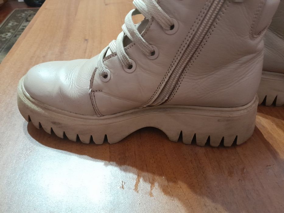 Зимові шкіряні черевики