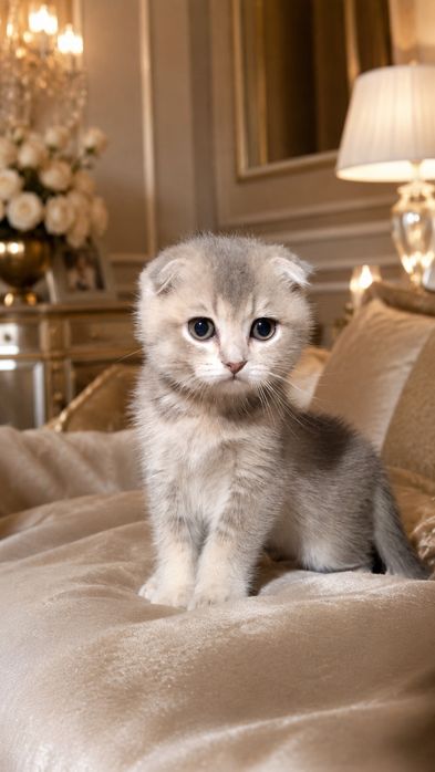 Шотландські висловухі кошенята | Хлопчики | Scottish Fold/Straight | Lilac Point × NY12