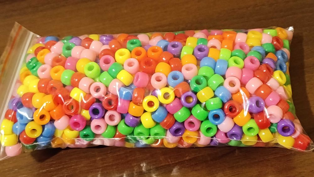 1000 шт намистин поні