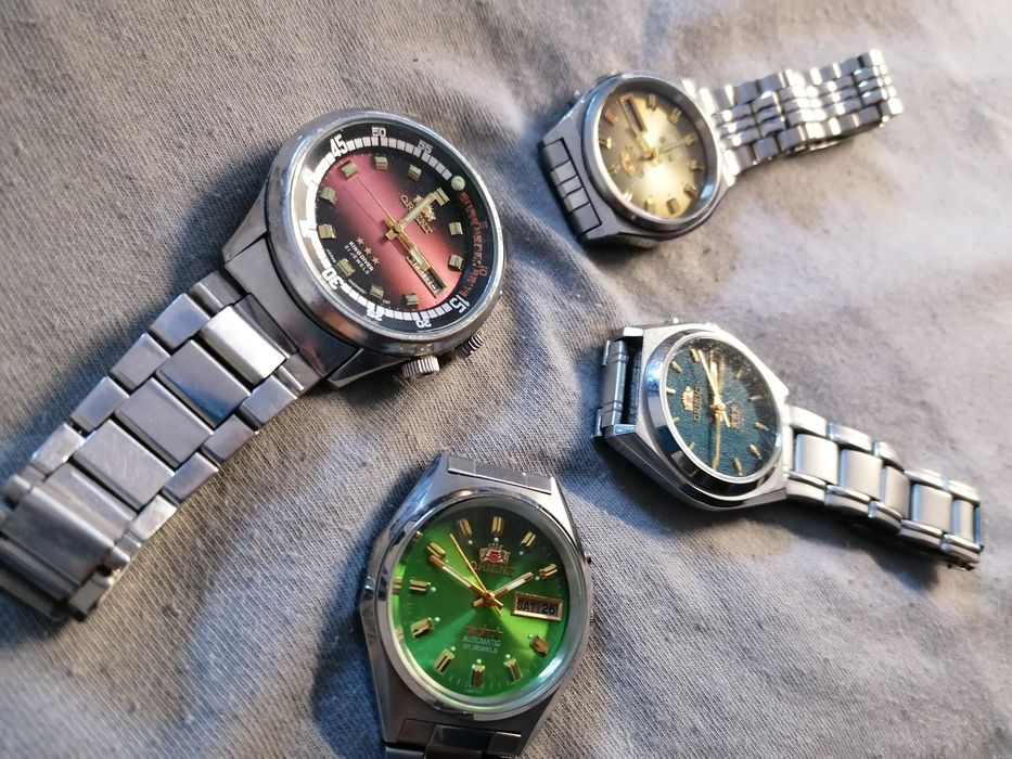 4 Zegarki Orient komplet