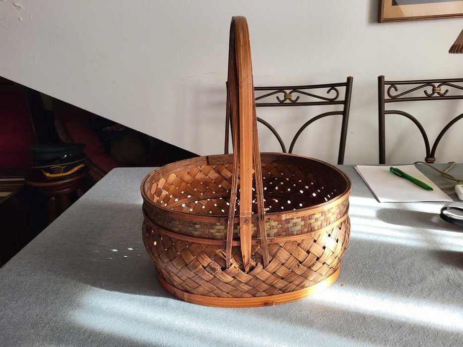Cesta em Vime com Pega