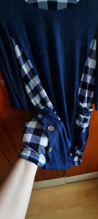 Sukienka codzienna damska plus size rozmiar XXL