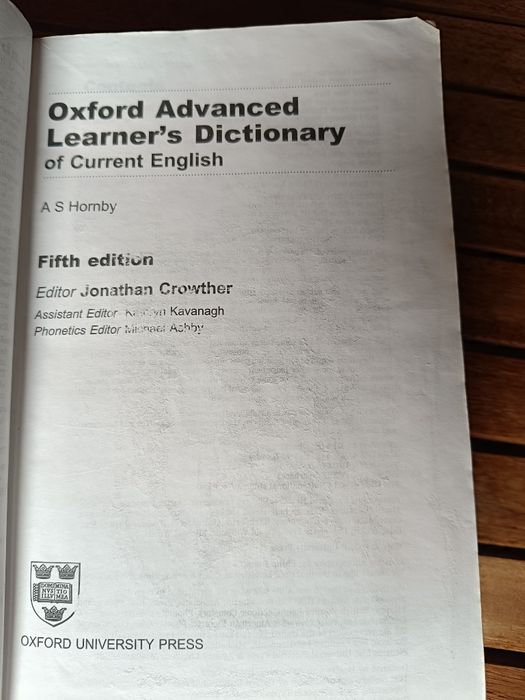 Oxford Advanced Learner's Dictionary