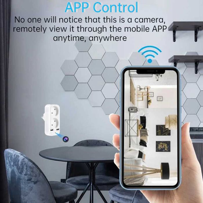 adaptador de tomadas câmera wi fi usb segurança em casa babá