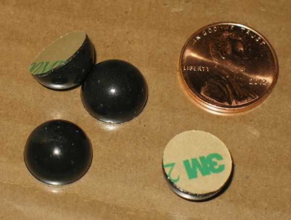Pés de Isolamento Sorbothane 12mm (Mini Pods 50D) – Importados EUA (Novos)