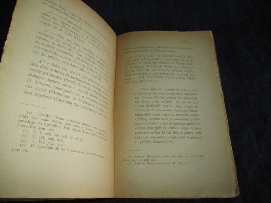 Livro Exortação da Guerra de Gil Vicente Augusto C. Pires de Lima