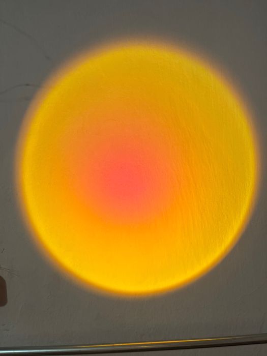 Lampka na usb, projektor zachód słońca