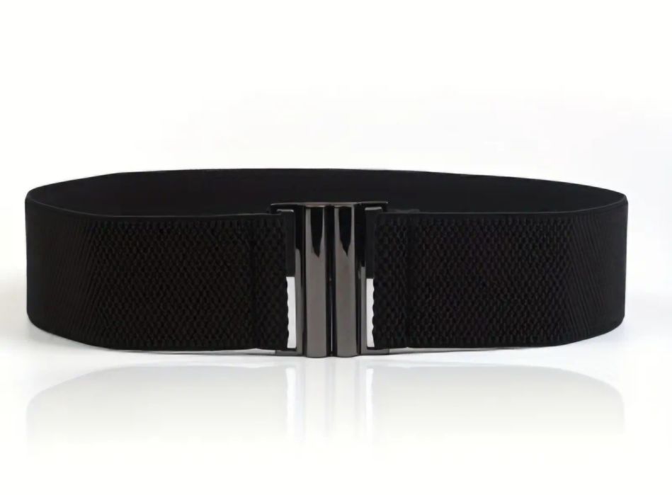 Pasek elastyczny czarny