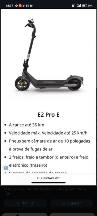 Trotinete com garantia