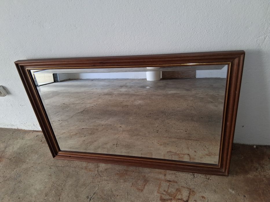 Wood-framed mirror64553103424770122