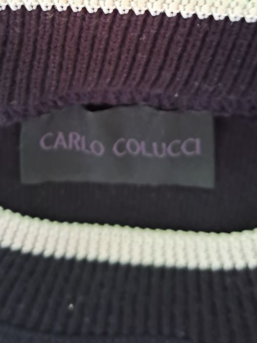 Sweter menski Carlo Colucci czarny  XL