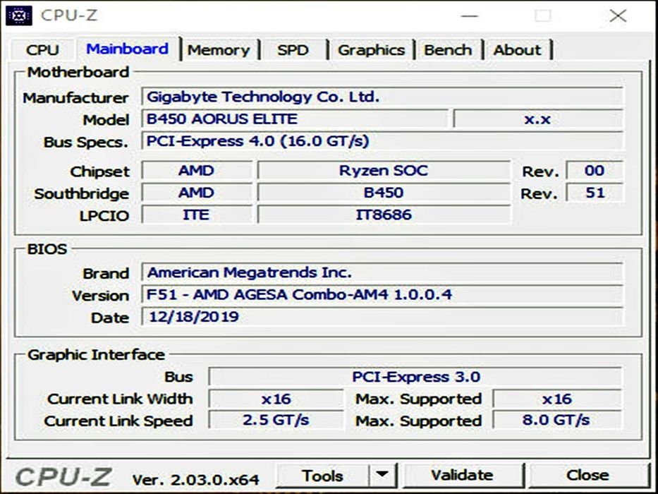 Komputer B450 AoRus ELite - Ryzen 5 36ooX - PCie