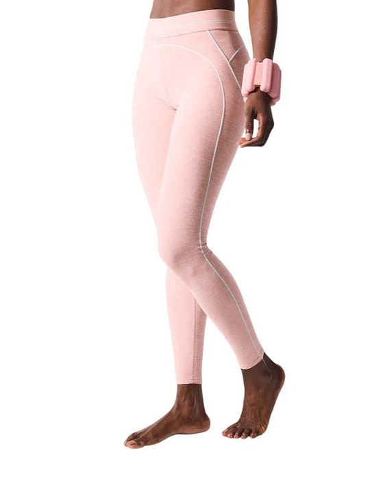 ヨガ・ピラティス alo Yoga Airbrush Heart Legging XXS Легінси Alo Yoga Airbrush High-Waist Heart Throb Legging Pink
