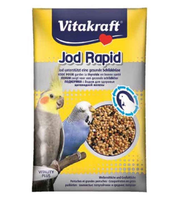 Jod rapid perlen 20g witaminy dla papug z jodem