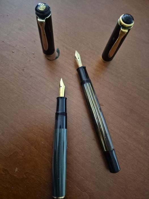 Pelikan : 2 Canetas tinta permanente : 1 caneta edição Gunther W