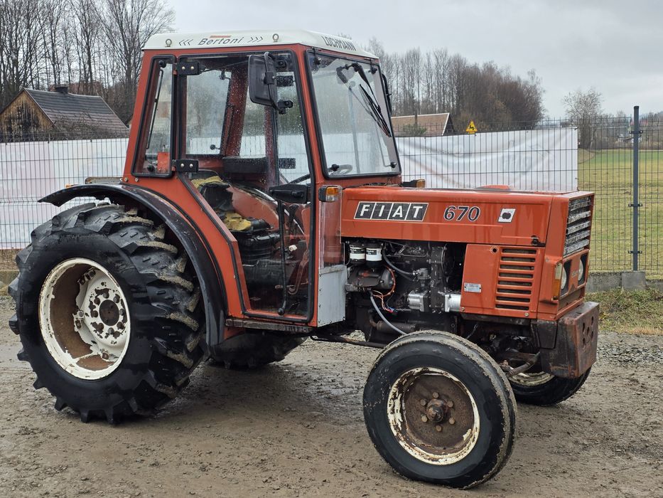 Ciągnik Fiat 670 F, Wspomaganie, 68KM, 4 Cylindrowy, Hydraulika*
