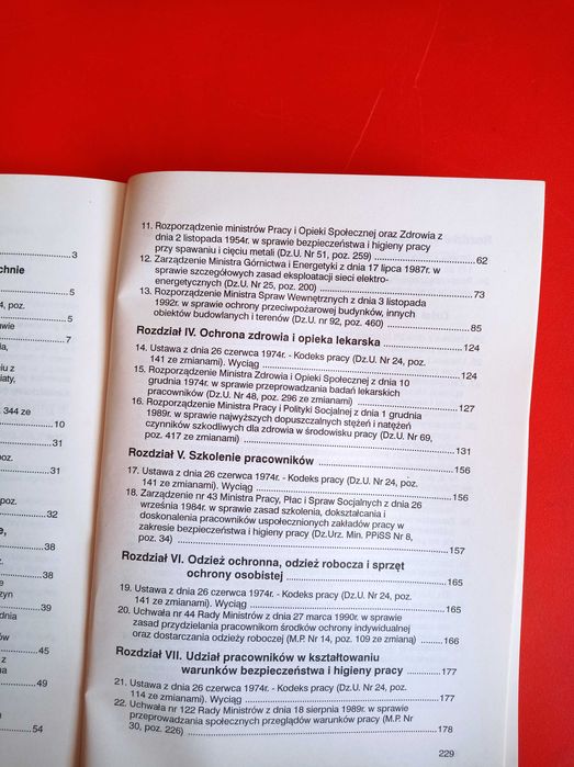 Ustawodawstwo szkolne cz. VIII - Bezpieczeństwo i higiena pracy